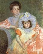 Mary Cassatt, Reine Lefebvre and Margot